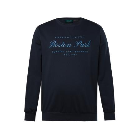 Boston Park Boston Park Sweatshirt marine / lichtblauw