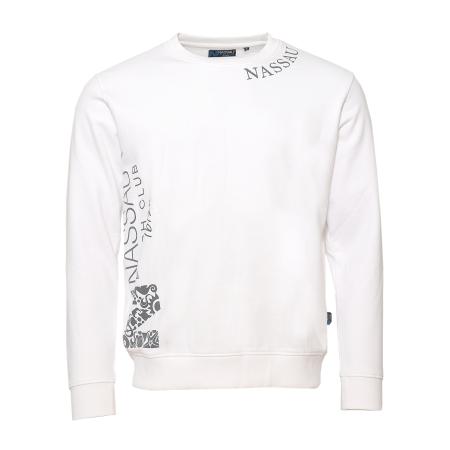 NASSAU Beach Club NASSAU Beach Club Sweatshirt NB231043 zwart / offwhite