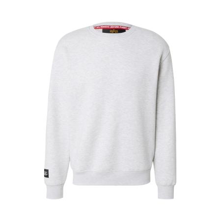 Alpha Industries ALPHA INDUSTRIES Sweatshirt lichtgrijs / zwart