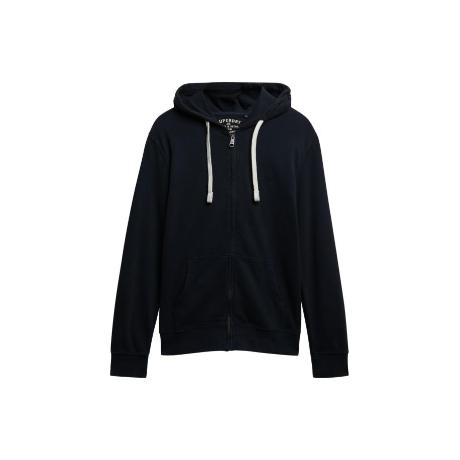 Superdry Sweatvest Essential marine Blauw