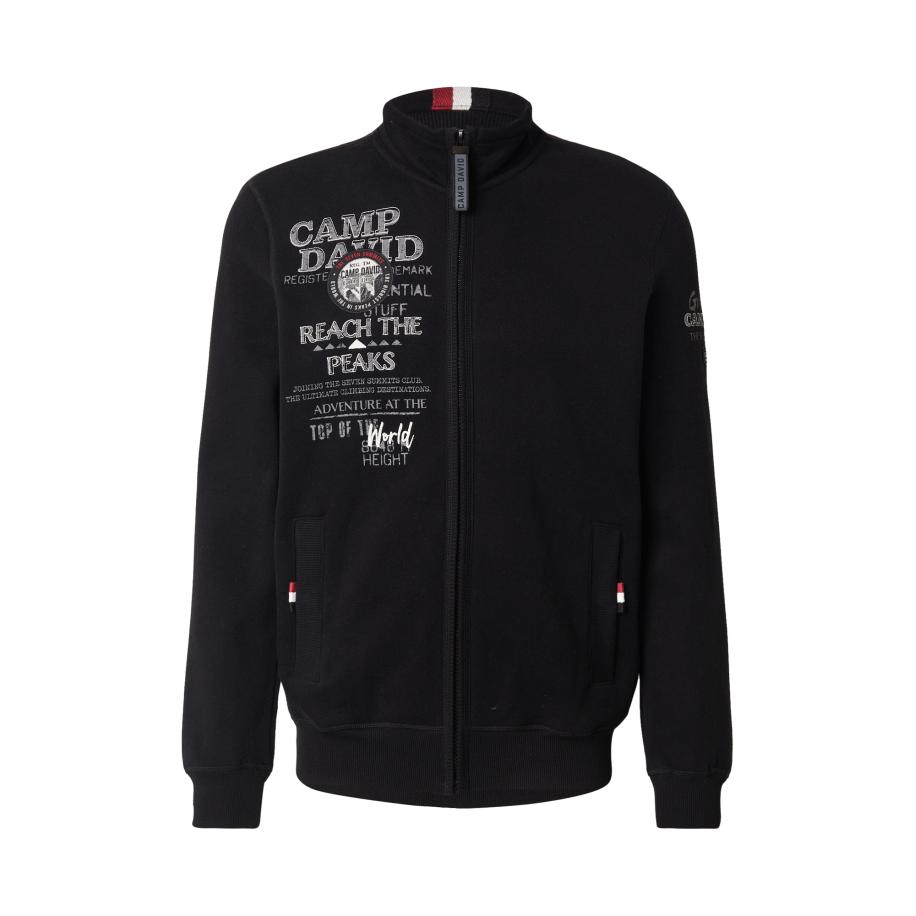 Camp David CAMP DAVID Sweatvest grijs / zwart -