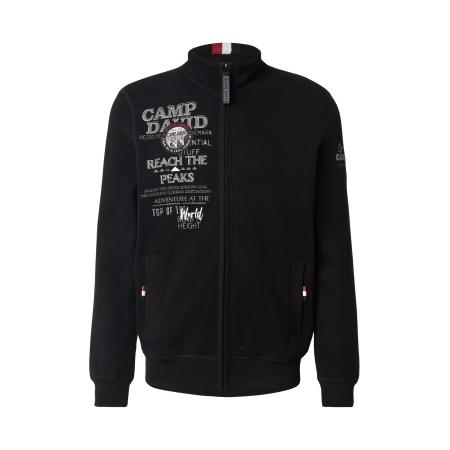 Camp David CAMP DAVID Sweatvest grijs / zwart