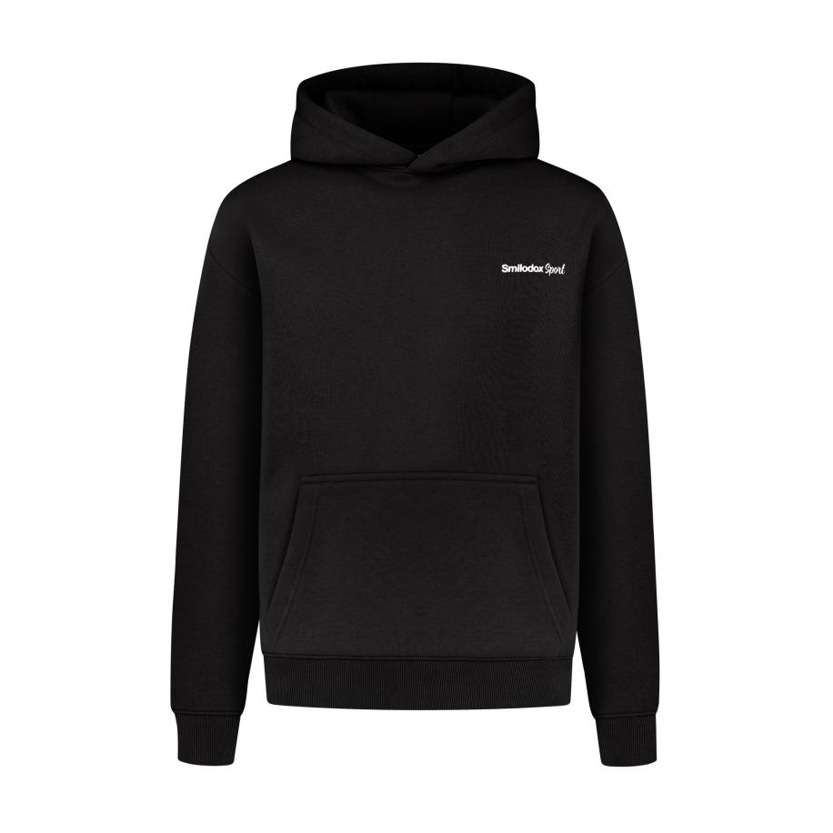 Smilodox Smilodox Sweatvest Fortes zwart / wit -