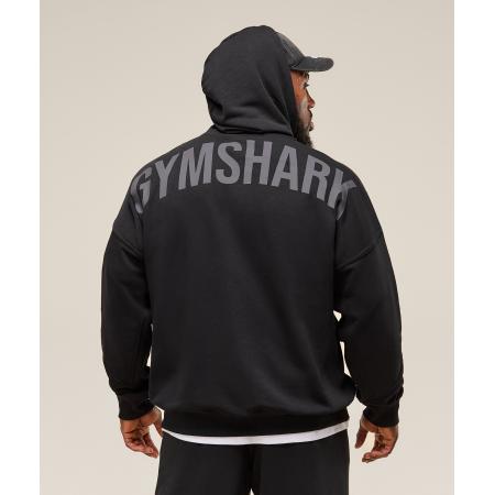 Gymshark Power Zip Up Hoodie Black