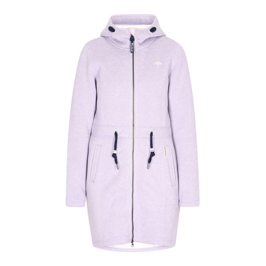 Schmuddelwedda Schmuddelwedda Fleece jas lila gemêleerd -