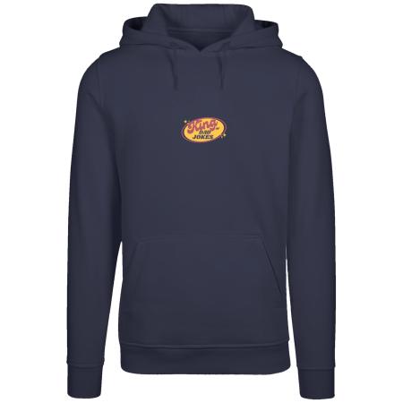 F4NT4STIC Sweatshirt King Of Dad Jokes Witziges Vatertagsmotiv navy / geel / mauve