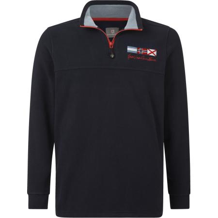 jan vanderstorm Jan Vanderstorm Sweatshirt Sietse donkerblauw / rood / wit