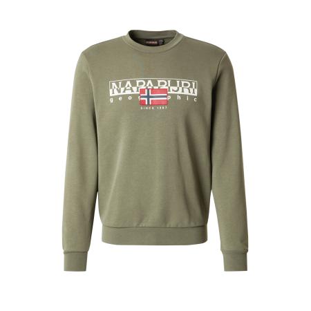 Napapijri NAPAPIJRI Sweatshirt B-AYLMER C WINT navy / olijfgroen / lichtrood