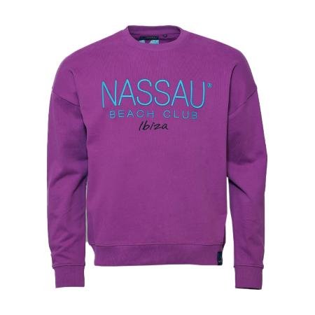 NASSAU Beach Club NASSAU Beach Club Sweatshirt blauw / roodviolet
