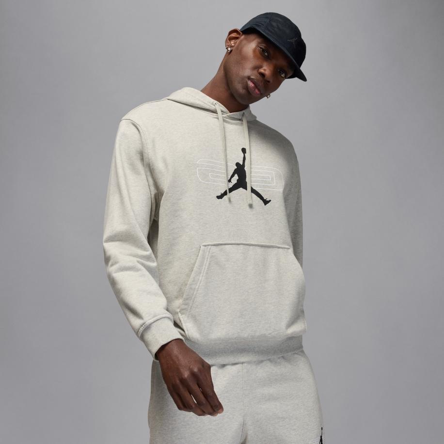 Jordan Sport Crossover fleecehoodie voor heren - Grijs Grijs
