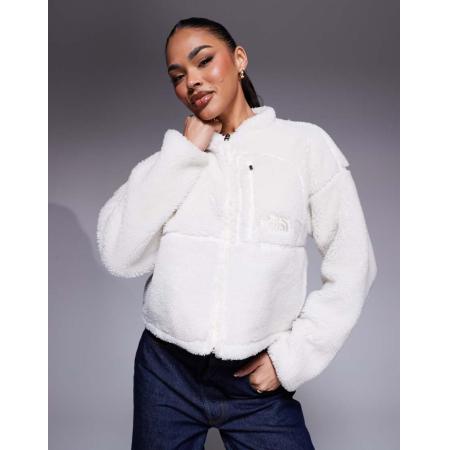 The North Face Extreme Pile Fleece vest met rits in gebroken wit