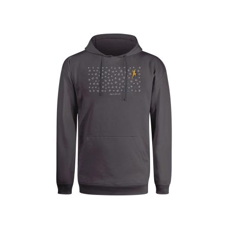 GreenBomb GREENBOMB Sweatshirt Lifestyle Boulderer grijs / oranje / wit