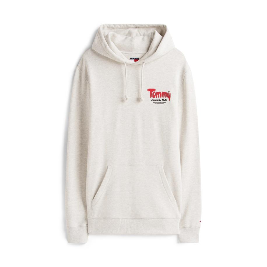Tommy Jeans Tommy Jeans Sweatshirt grijs gemêleerd / rood / zwart -