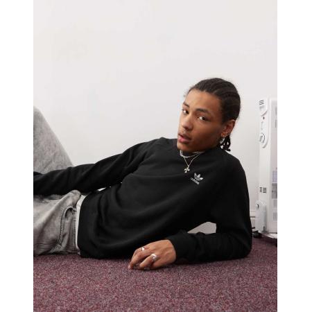 adidas Originals - Trefoil Essentials - Sweatshirt in zwart