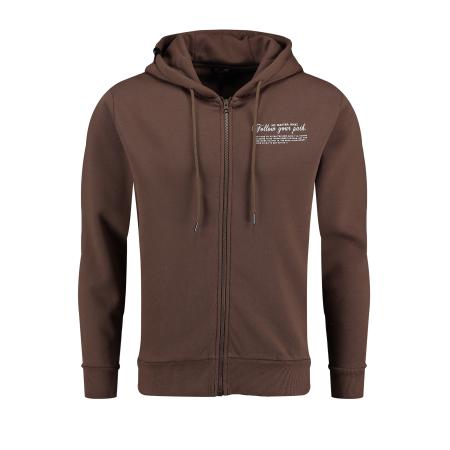 Key Largo Key Largo Sweatvest PATH bruin / zwart / wit