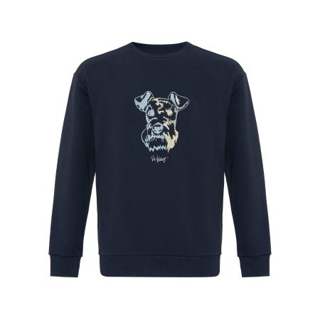 Williot Williot Sweatshirt navy / hemelsblauw / geel