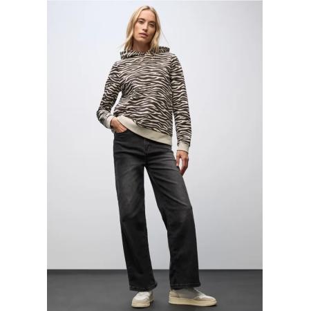 Street One Hoodie met patroon