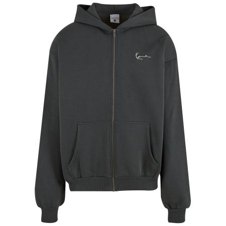 Karl Kani Karl Kani Sweatvest zilvergrijs / zwart / wit