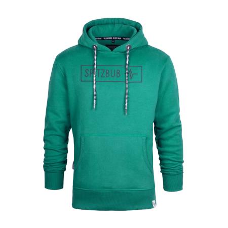 SPITZBUB Sweatshirt Michael antraciet / groen / jade groen