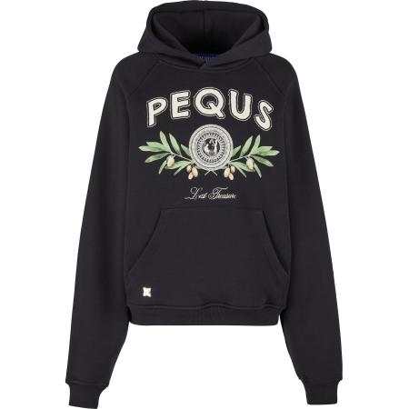 Pequs Sweatshirt Olive Coin Relic geel / groen / zwart / wit