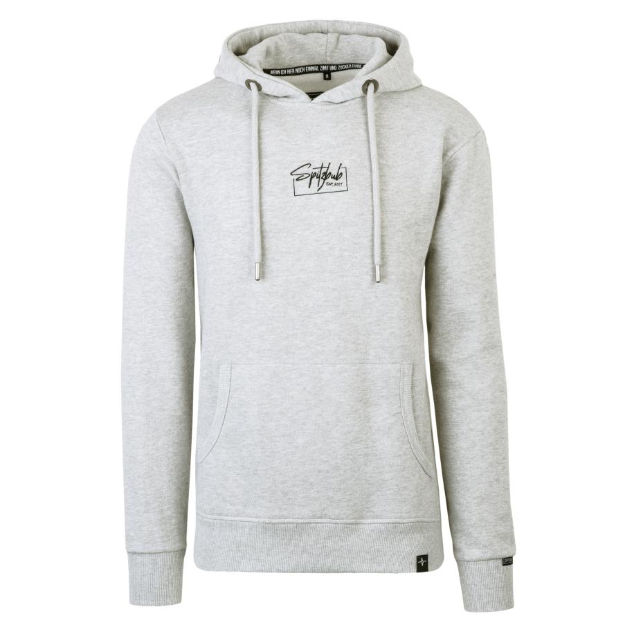 SPITZBUB Sweatshirt Jasper grijs gemêleerd / zwart Grijs