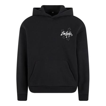 Zoo York ZOO YORK Sweatshirt Tags Fluffy zwart / wit