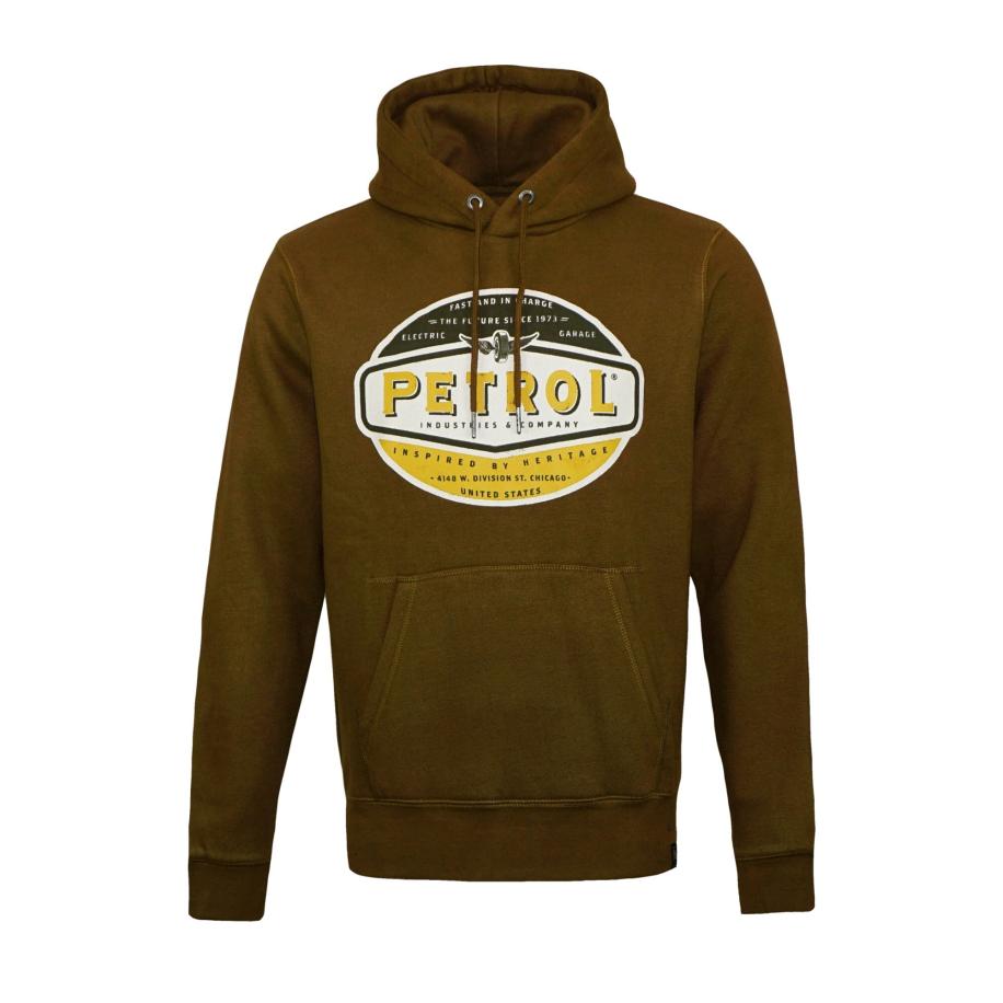 Petrol Industries Petrol Industries Sweatshirt lichtbeige / donkerbruin / honing -