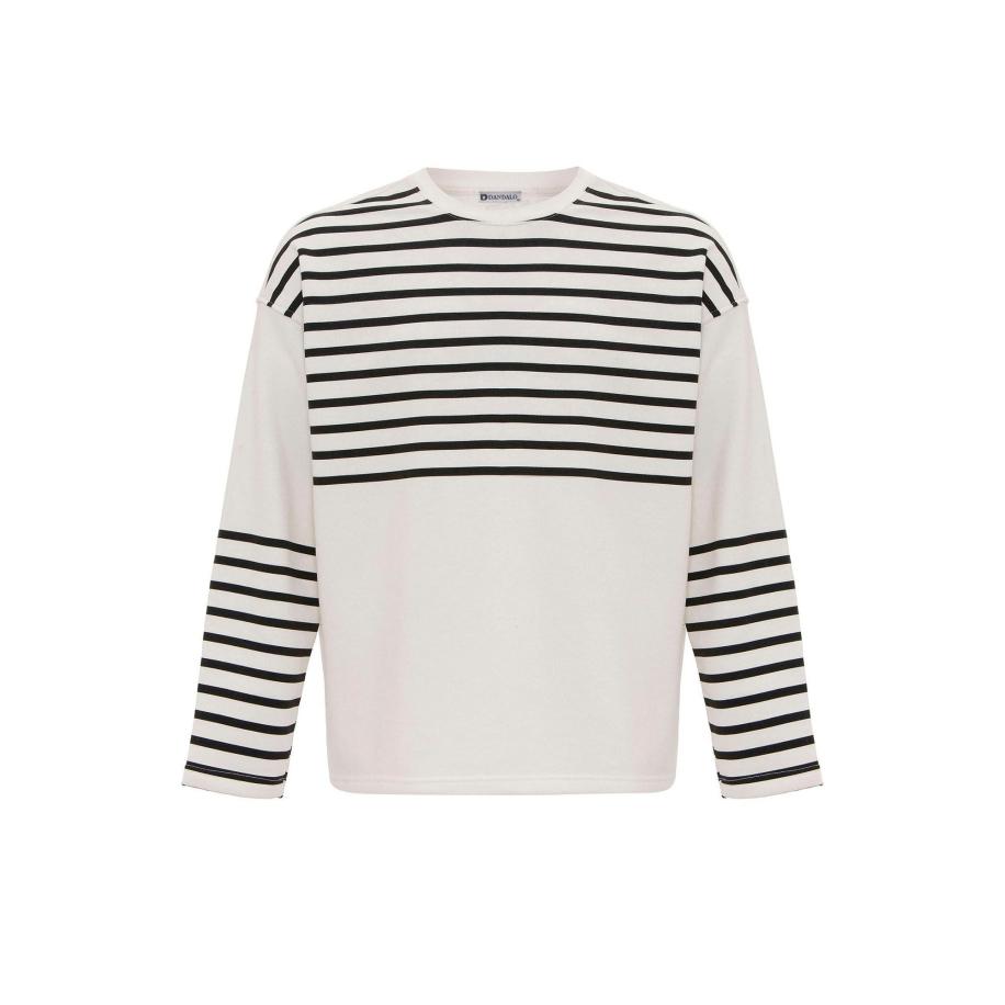 Dandalo Dandalo Sweatshirt zwart / offwhite -