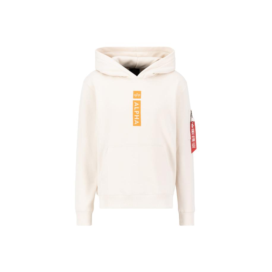 Alpha Industries ALPHA INDUSTRIES Sweatshirt lichtoranje / lichtrood / wit / wolwit -