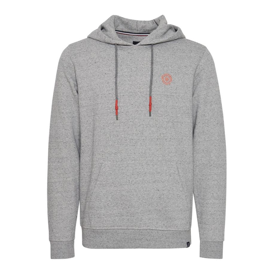 FQ1924 FQ1924 Sweatshirt THEO grijs gemêleerd / oranje -