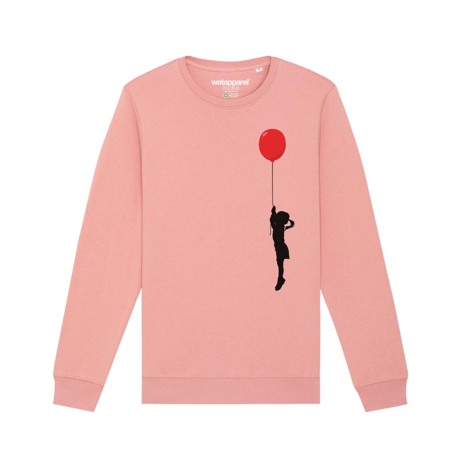 Watapparel Watapparel Sweatshirt rosa / bloedrood / zwart -
