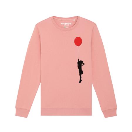 Watapparel Watapparel Sweatshirt rosa / bloedrood / zwart