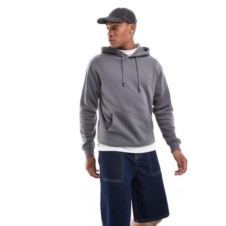 Jack & Jones - Oversized hoodie in donkergrijs