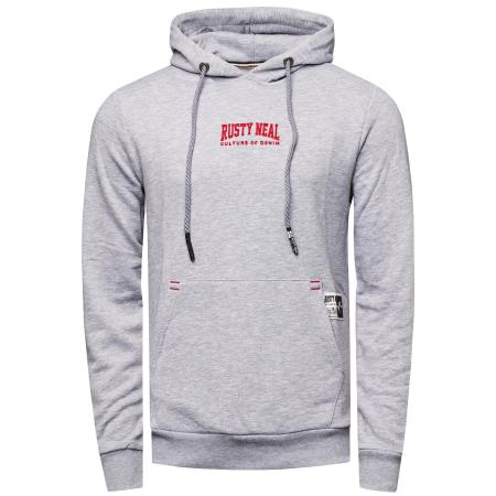 Rusty Neal Rusty Neal Sweatshirt grijs gemêleerd / rood