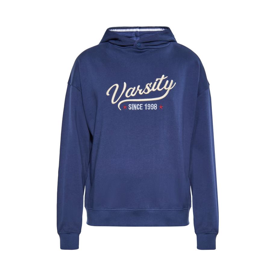 boline boline Sweatshirt beige / marine / bloedrood / wit -