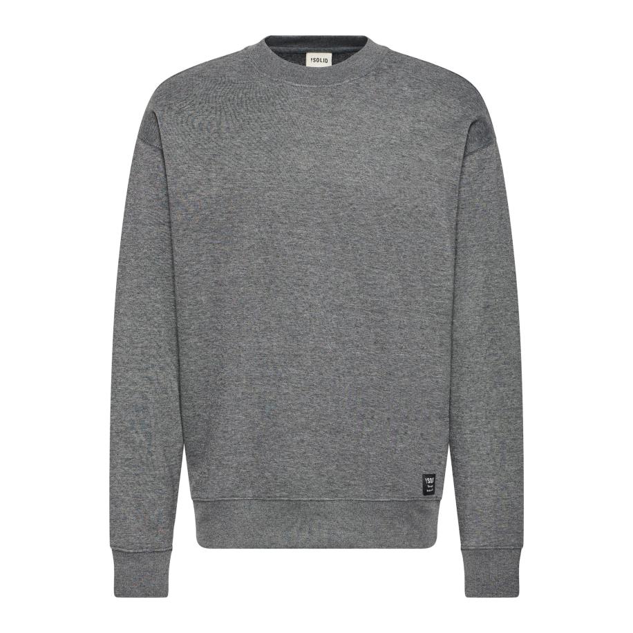 Solid !Solid Sweatshirt SDDixon lichtgeel / grijs / zwart -
