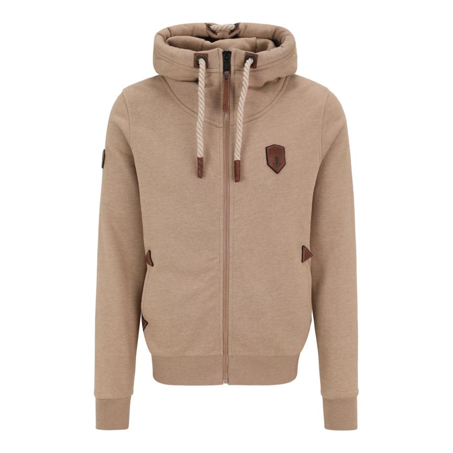 naketano Sweatvest mokka Bruin