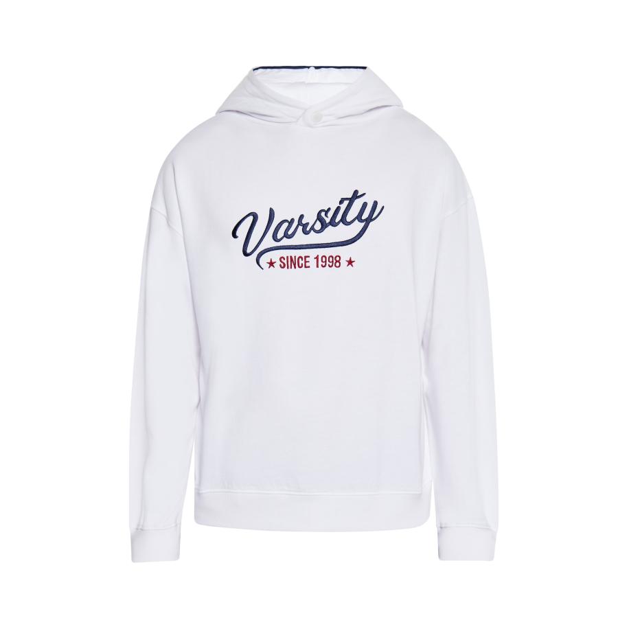 MO MO Sweatshirt nachtblauw / rood / wit -