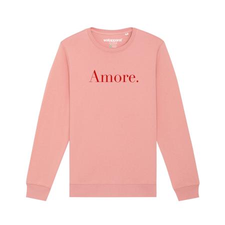 Watapparel Watapparel Sweatshirt Amore rosa / rood
