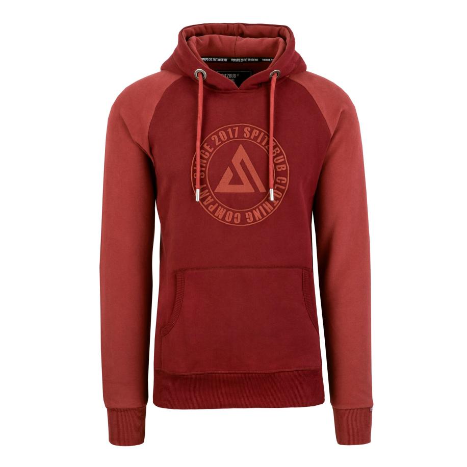 SPITZBUB Sweatshirt Raglan Street roestrood Rood