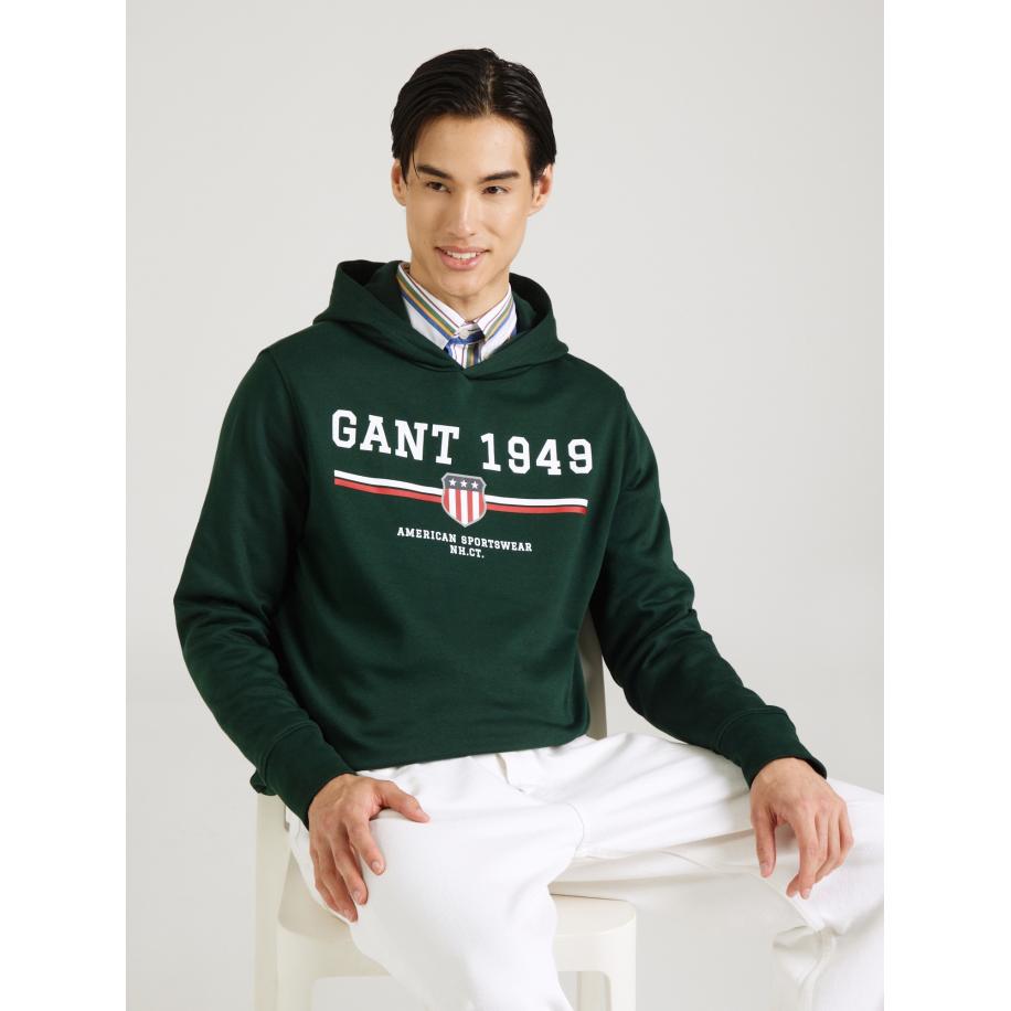 Gant GANT Sweatshirt spar / bloedrood / wit -