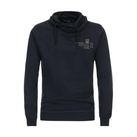 Casa Moda Sweatshirt ronde halsblauw, Effen