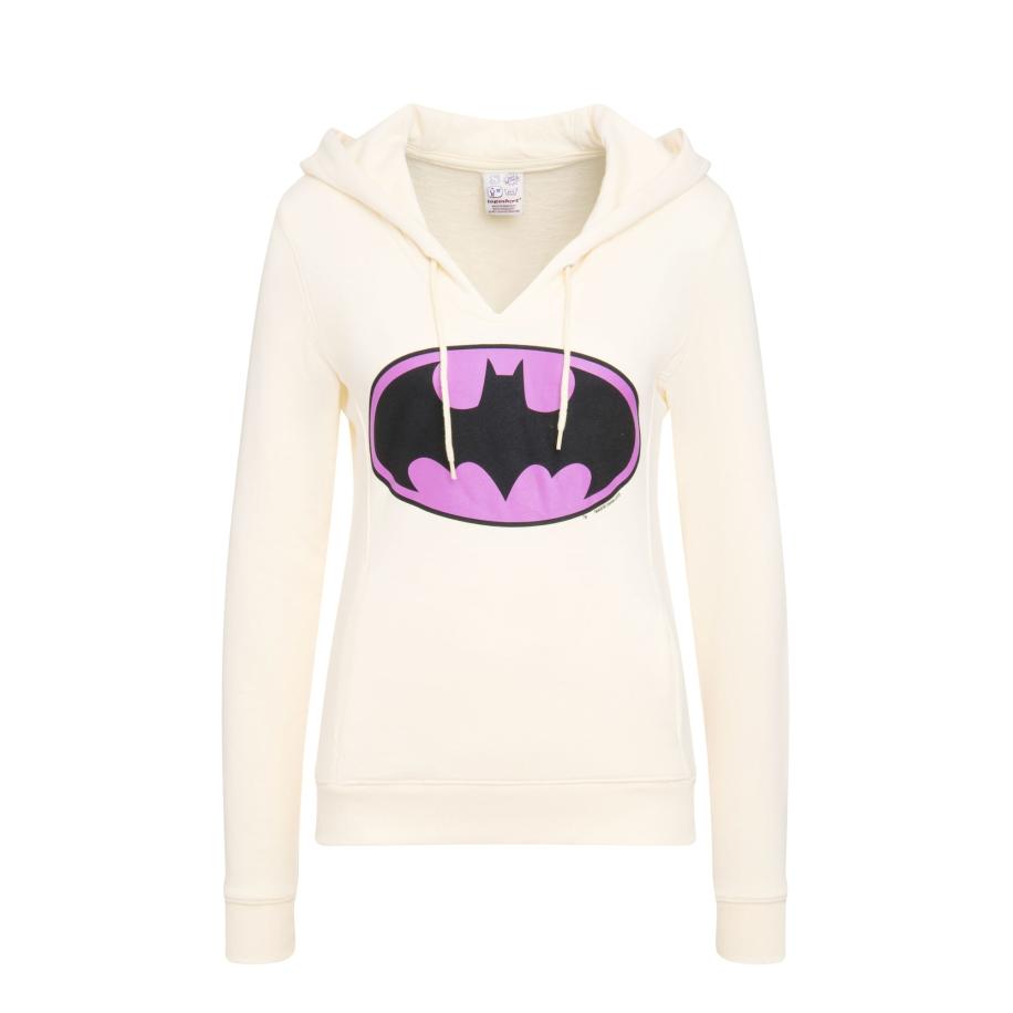 Logoshirt LOGOSHIRT Sweatshirt crème / fuchsia / zwart -