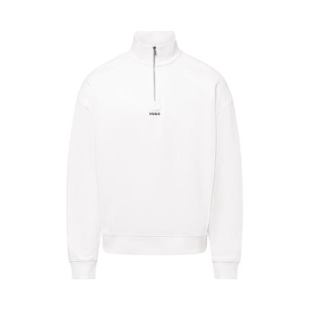 HUGO Sweatshirt Durty244 zwart / wit