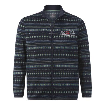 jan vanderstorm Jan Vanderstorm Sweatvest Nels donkerblauw