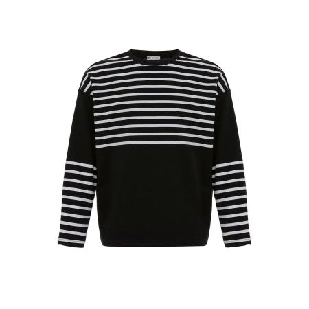Dandalo Dandalo Sweatshirt zwart / wit