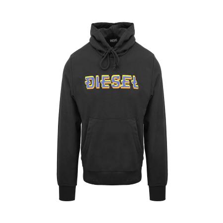 Diesel DIESEL Sweatshirt blauw / geel / zwart