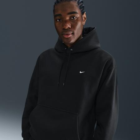 Nike Solo Swoosh hoodie voor heren - Zwart