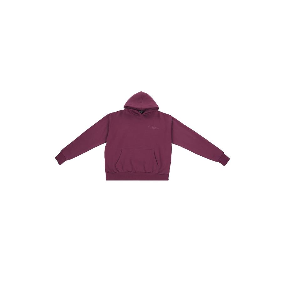 Dropsize Sweatshirt Embo robijnrood Rood