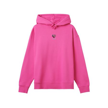 F4NT4STIC F4NT4STIC Sweatshirt Pixel Herz pink / donkerroze